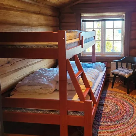 Log With Hot Tub In *