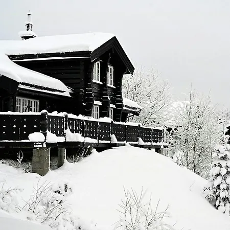 Log With Hot Tub In Feriehus *