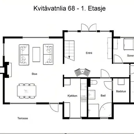 Feriehus Log With Hot Tub In